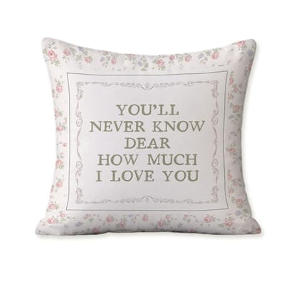 Christian Bible Throw Pillow Covers 18x18 Inch - color: White-dear