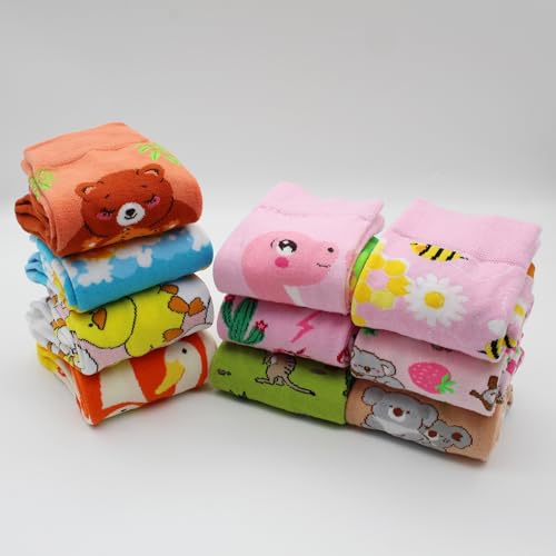 Womens Animal Socks Size 9-11, Cute Funny Fun Crazy Novelty Colorful Calf Girls Crew Socks - color: Ns-03