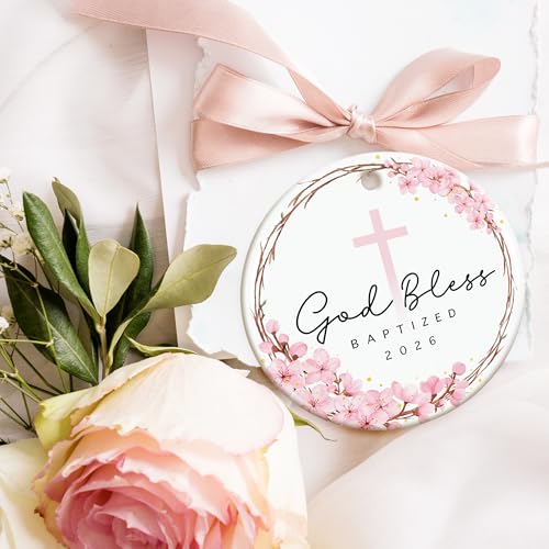 ZAGKOO Baptism Gifts for Girls - Christening Gifts for Girls - color: Baptized Girl