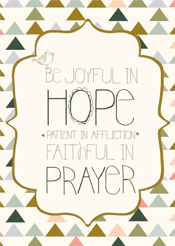 KJV Be Joyful in Hope Encouragement Card, 1 Count - color: Be Joyful in Hope