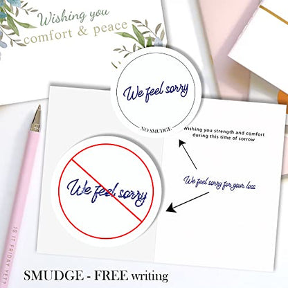 Sympathy Cards Bulk with 8 Unique Designs 3pcs Each - 24 Double Sided Sympathy Cards with Envelopes for Your Business - Perfect Condolence Cards with Envelopes (24) - color: Multi Color