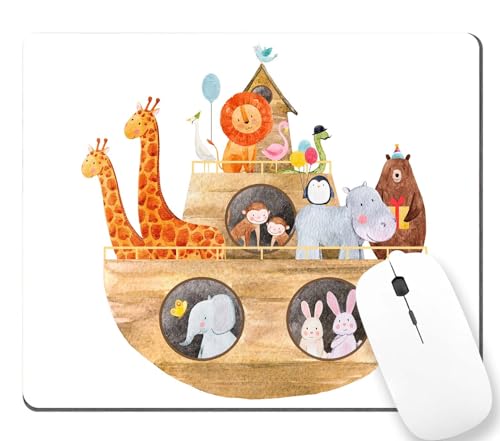 TSSOHU Mouse Pad, Rectangle Ship with Animals Anti-Slip Rubber Mousepad for Gaming Office Laptop Computer PC Men Women, Cute Custom Pattern, 9.5*7.9 Inch, WMJMP2434 - color: WMJ134