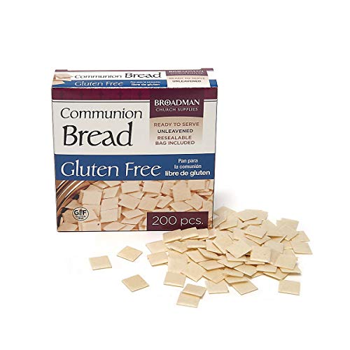 Broadman Pre-filled Communion Fellowship Cup, Juice Only, 200 Count and Gluten Free Bread, 200 Count Value Bundle