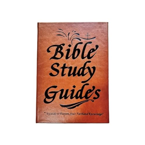 SDJTC 66-page Bible study guide with a PU leather cover, featuring daily scripture excerpts for prayer, reflection, and deepening of faith and knowledge