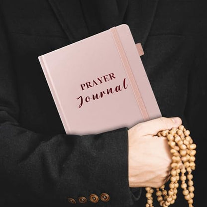 Pink Prayer Journal for Woman - 60 Weeks Bible Journal with Prompts, Verse - color: Pink