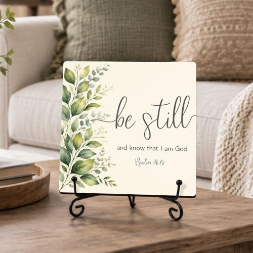 Be Still and Know That I Am God Wood Sign 5.1" Christian Decor(032 - color: Be still3