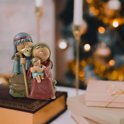 2.48" Tall Mini Jesus Born Nativity Figurine Christmas Decoration - style: Mini Nativity Figurine