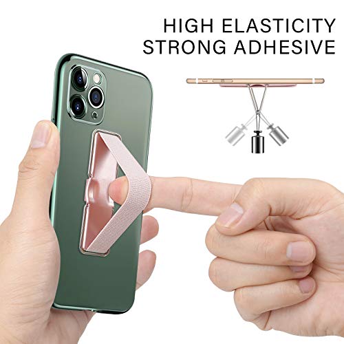 Phone Grip, CISID 6 Pcs Phone Grip Strap with Stand Cell Phone Holder for Hand Suitable for iPhone Samsung and Most Smartphones(Black,Silver,Rose Gold,Gold,Blue,Red 6PCS) - color: Black,Silver,Rose Gold,Gold,Blue,Red