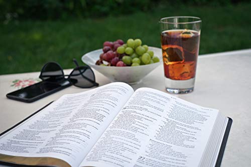 NLT Large Print Thinline Reference Holy Bible (Red Letter, Genuine Leather, Black): Includes Free Access to the Filament Bible App Delivering Study Notes, Devotionals, Worship Music, and Video