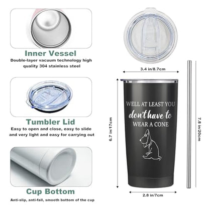 Get Well Soon Gifts for Women After Surgery 20oz Tumbler with Lid and Straw - color: Multi 1366