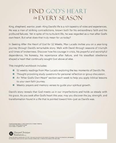 Seeking After the Heart of God for 52 Weeks: A Bible Study on the Life of David