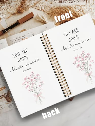 ISANOU You Are God's Masterpiece Journal Notebook for Women Teen Girls Kids - color: ephesians 2:10
