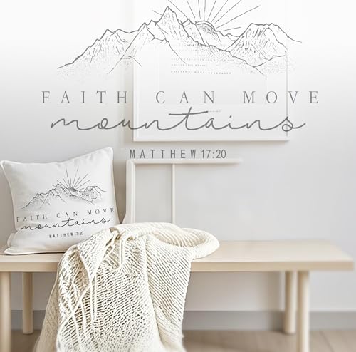 Bible Pillow Cover 18x18, Christian Home Decor - color: White