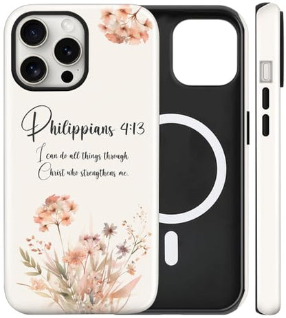 Magnetic for iPhone 14 Plus Cute Christian Phone Case, Bible - color: Bible, size: iPhone 14 Plus