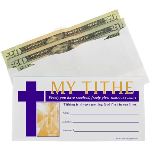 Church My Tithe Offering Envelope (Pack of 200)