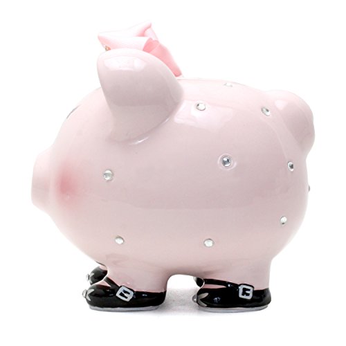 Child to Cherish Ceramic Piggy Bank for Girls, Princess - color: Princess