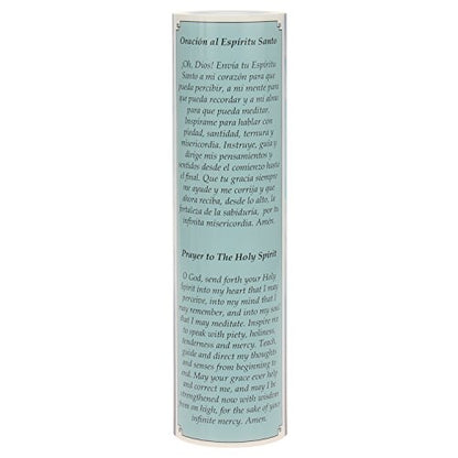The Saints Collection Holy Spirit Flickering Lifelike LED Prayer Candle with Timer, Religious Home Decor, Gift Ideas for Friends and Family - size: 1 Count, style: Holy Spirit