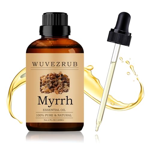 Myrrh Essential Oil for Diffuser & DIY -4 Fl Oz （120ML） - size: 4 Fl Oz (Pack of 1)