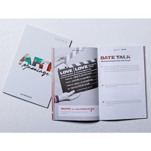FAMILYLIFE All-New Art of Marriage His and Hers Workbook Set — Valentine’s Day Gifts for Him & Her — Couples Guide for a Stronger Marriage — Bible Study Workbooks with Devotionals for Married Couples