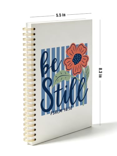 Be Still Christian Bible Prayer Journal Notebook for Women Girls - color: be still