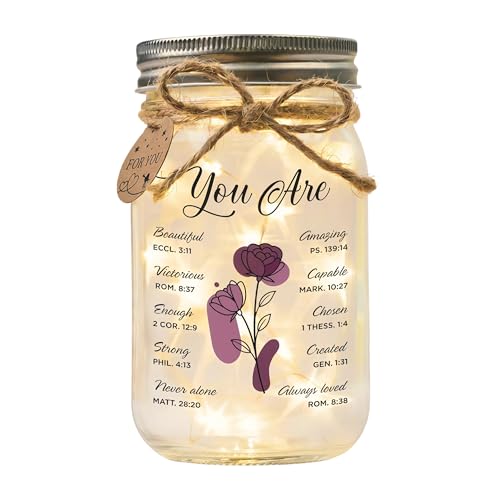 Christian Gifts for Women, Religious Gifts for Women, You Are Loved Jar - color: You are