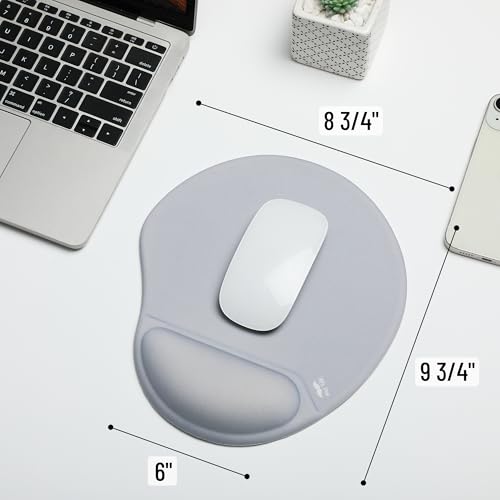 Mr. Pen- Ergonomic Mouse Pad with Wrist Rest - color: Light Gray