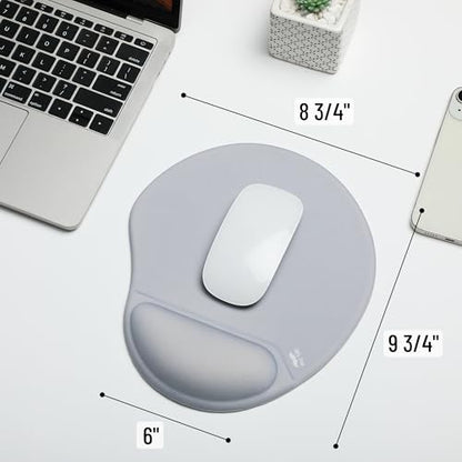 Mr. Pen- Ergonomic Mouse Pad with Wrist Rest - color: Light Gray