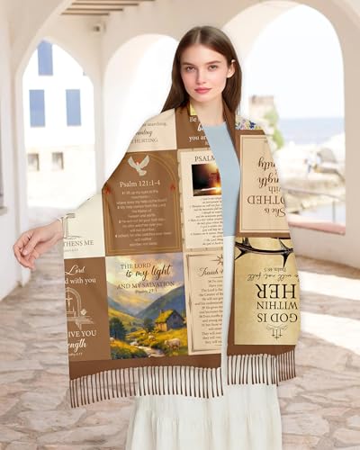 Bozidol Prayer Shawls and Wraps for Women - color: Colorful