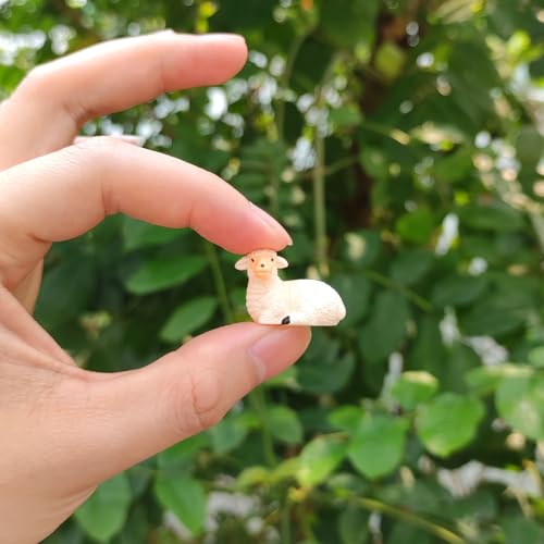 7Pcs Miniature Nativity Sets for Christmas Indoor Set, Classic Nativity Scene Resin Figurines Set, Nativity Tiny Figures Set for Religious Decorations Collection Gifts