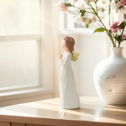 Praying Angel Figurine Christian Baptism Gifts for Girls Women - color: Pray-1