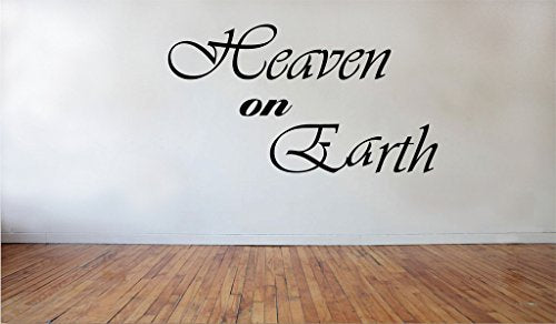 Blinggo Heaven on Earth Removable Vinyl Wall Decal, 23 x 15 in