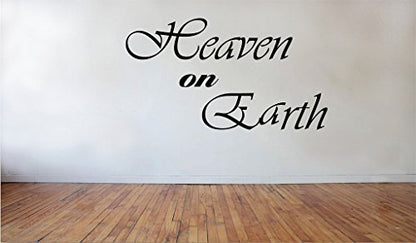 Blinggo Heaven on Earth Removable Vinyl Wall Decal, 23 x 15 in