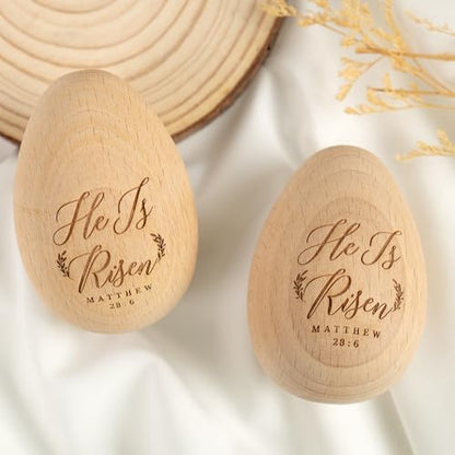 The Original He is Risen Egg Easter Gift, Resurrection Eggs Basket Stuffers