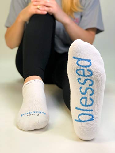 notes to self – Inspirational Religious Socks for Men & Women, Spiritual Gifts - color: White-blessing, size: Medium