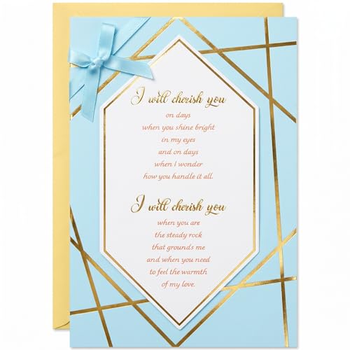 Sentimental Happy Birthday Card for Husband Wife Him Her - color: Love-5