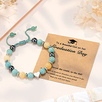 UPROMI To My Daughter/Granddaughter/Niece Bracelet Gifts for Girls - style: Graduated Girl