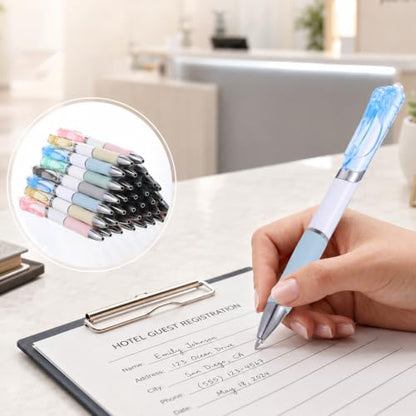 100 Pack Bulk Retractable Black Gel Ink Pens
