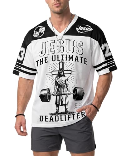 Soccer Jersey for Men and Women, Breathable Football Shirt, Lightweight Athletic Teamwear for Sports Fans and Game Day - color: Jesus-black, size: Medium