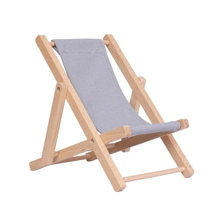 Foldable Wooden Cell Phone Stand, Phone Holder for Desk - color: Gray