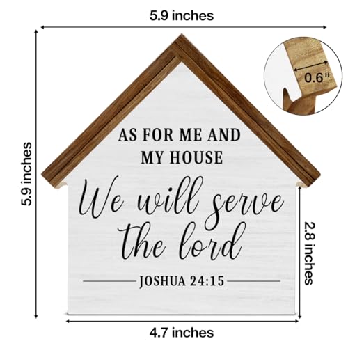 As for Me and My House We Will Serve the Lord Christian Decor - color: We