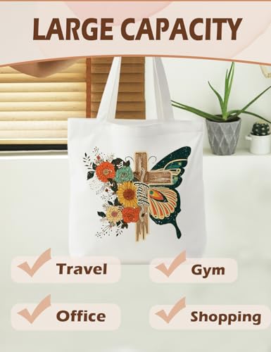 Bible Bags for Women, Christian Tote Bag, Gifts for Christian Women - color: Faith