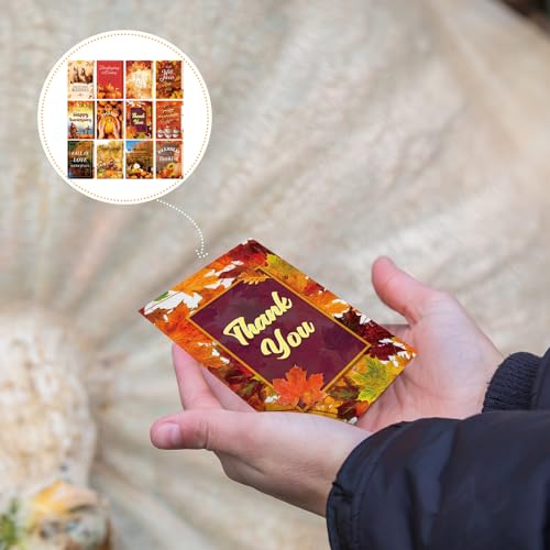 Marspark 240 Pcs Fall Thanksgiving Gospel Tracts Cards - style: Thanksgiving Day