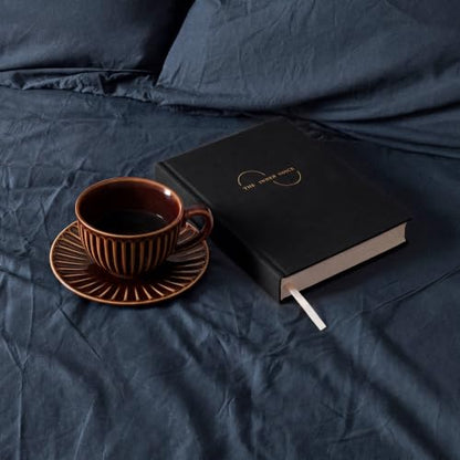 THE INNER VOICE Guided Journal for Women & Men, 365 Prompts for Self Care - color: Black Graphite
