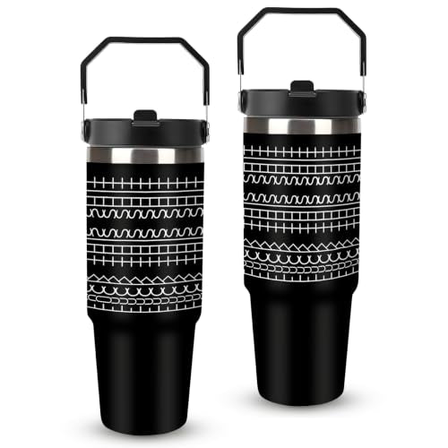 30 oz F This S Travel Mug with Handle and Straw, Geometric Pattern Stainless Steel Vacuum Insulated Tumbler, Water Bottle, Funny Office Gifts for Coworkers - color: fuck this shit travel mug