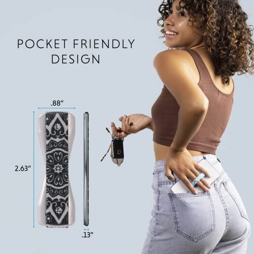 LOVEHANDLE Original Universal Phone Grip - Boho Silver