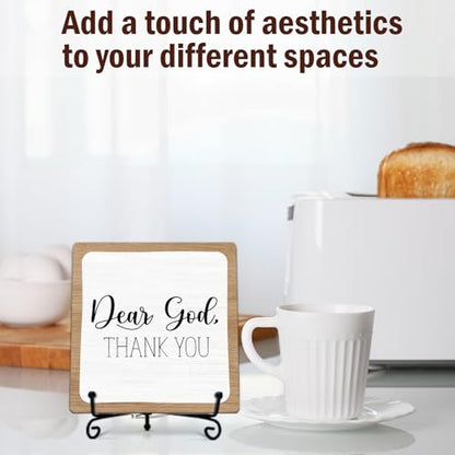 Religious Gifts for Women Men Friends Coworkers - color: Dear God Thank You