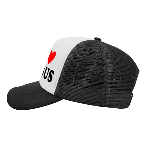 Y'Alls Need Jesus Hats Funny Cap for Grandma - color: I Love Jesusallblack15