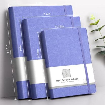 AHGXG Lined Journal Notebook, 320 Numbered Pages, B5 (7.6'' X 10'') - color: Purple, size: B5