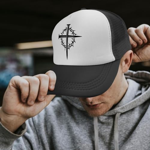 Y'Alls Need Jesus Hats Funny Cap for Grandma - color: Jesus Cross Nailallblack6