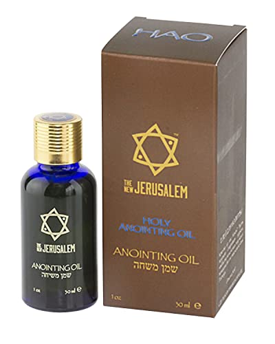 Holy Anointing Oil from Israel, Holy Spiritual Oils Bottles from Jerusalem Blessed, Handmade with Natural Ingredients and Blessed for Wedding Ceremony, Religious Use, 1.01 Fl Oz - size: 1.01 Fl Oz (Pack of 1)